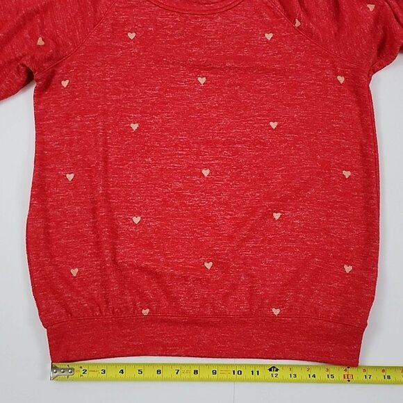 ⭐️3/ $30⭐️ Buffalo David Britton Women's Pullover Red Long Sleeves Top Size M - Picture 3 of 9